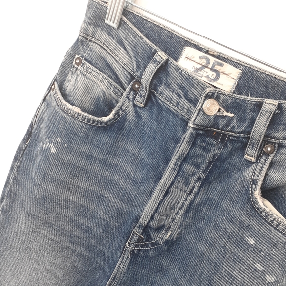 FREE POEPLE High-Rise Boot Cut Jeans NWOT - Picture 8 of 10